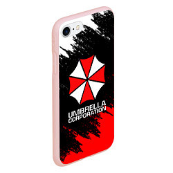 Чехол iPhone 7/8 матовый UMBRELLA CORP, цвет: 3D-светло-розовый — фото 2