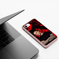 Чехол iPhone 7/8 матовый Егор Крид, цвет: 3D-светло-розовый — фото 2