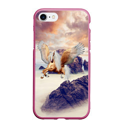 Чехол iPhone 7/8 матовый Sea Sunset Horse