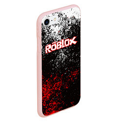 Чехол iPhone 7/8 матовый ROBLOX, цвет: 3D-светло-розовый — фото 2