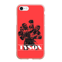 Чехол iPhone 7/8 матовый Tyson, цвет: 3D-светло-розовый