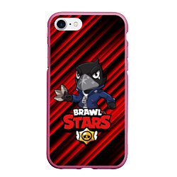 Чехол iPhone 7/8 матовый Brawl Stars CROW