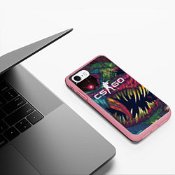 Чехол iPhone 7/8 матовый CS GO Hyper Beast, цвет: 3D-баблгам — фото 2