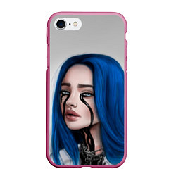 Чехол iPhone 7/8 матовый BILLIE EILISH