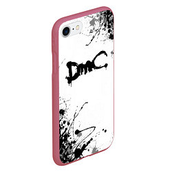 Чехол iPhone 7/8 матовый DEVIL MAY CRY, цвет: 3D-малиновый — фото 2