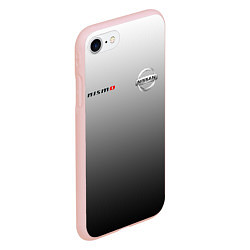 Чехол iPhone 7/8 матовый NISSAN NISMO, цвет: 3D-светло-розовый — фото 2