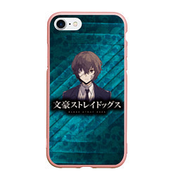 Чехол iPhone 7/8 матовый Bungou Stray Dogs, цвет: 3D-светло-розовый