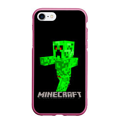 Чехол iPhone 7/8 матовый MINECRAFT CREEPER