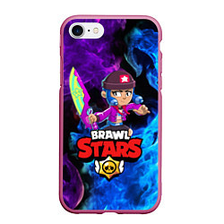 Чехол iPhone 7/8 матовый BRAWL STARS LEON