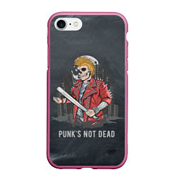 Чехол iPhone 7/8 матовый Punk??s Not Dead