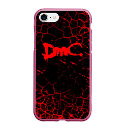 Чехол iPhone 7/8 матовый DEVIL MAY CRY, цвет: 3D-малиновый