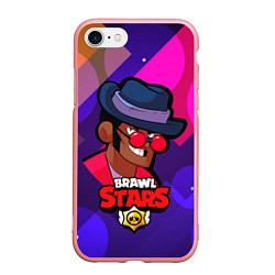 Чехол iPhone 7/8 матовый Brawl stars Брок