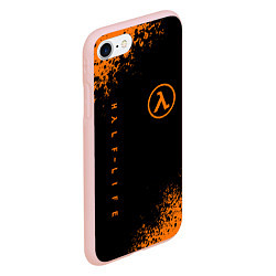 Чехол iPhone 7/8 матовый HALF-LIFE, цвет: 3D-светло-розовый — фото 2