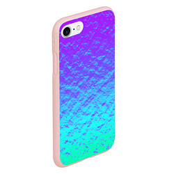 Чехол iPhone 7/8 матовый ПЕРЛАМУТР, цвет: 3D-светло-розовый — фото 2