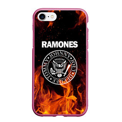 Чехол iPhone 7/8 матовый Ramones