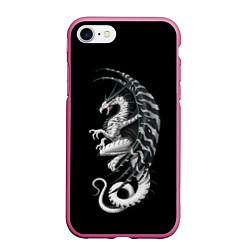 Чехол iPhone 7/8 матовый White Dragon