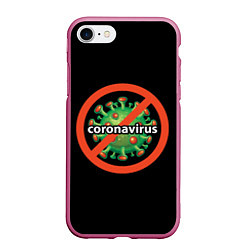 Чехол iPhone 7/8 матовый Стоп коронавирус