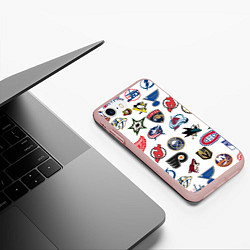 Чехол iPhone 7/8 матовый Daewoo, цвет: 3D-светло-розовый — фото 2