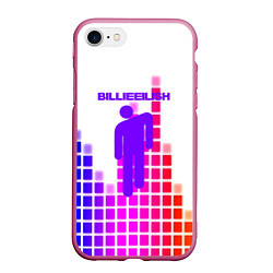 Чехол iPhone 7/8 матовый BILLIE ELLISH, цвет: 3D-малиновый