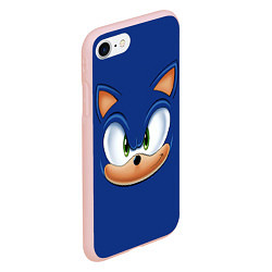 Чехол iPhone 7/8 матовый SONIC, цвет: 3D-светло-розовый — фото 2