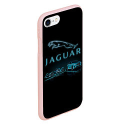 Чехол iPhone 7/8 матовый Jaguar, цвет: 3D-светло-розовый — фото 2