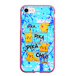 Чехол iPhone 7/8 матовый Pikachu