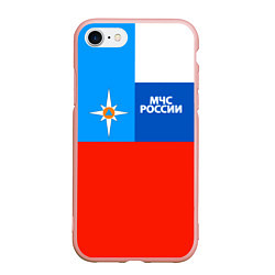 Чехол iPhone 7/8 матовый Флаг МЧС России