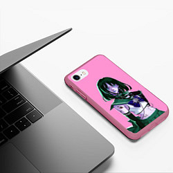 Чехол iPhone 7/8 матовый SAILOR MOON, цвет: 3D-малиновый — фото 2