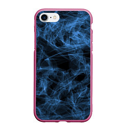 Чехол iPhone 7/8 матовый Дым, цвет: 3D-малиновый