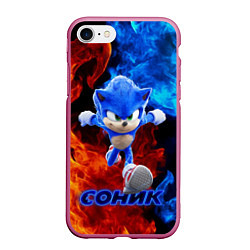 Чехол iPhone 7/8 матовый SONIC