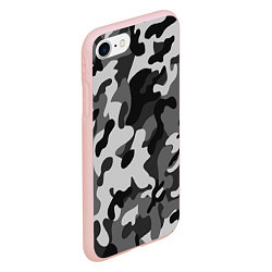 Чехол iPhone 7/8 матовый ГОРОДСКОЙ КАМУФЛЯЖ, цвет: 3D-светло-розовый — фото 2