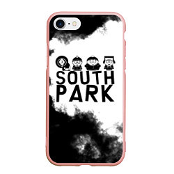 Чехол iPhone 7/8 матовый South Park, цвет: 3D-светло-розовый