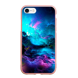 Чехол iPhone 7/8 матовый Fantasy, цвет: 3D-светло-розовый