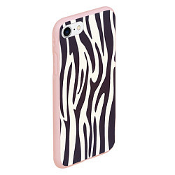 Чехол iPhone 7/8 матовый Я зебра, цвет: 3D-светло-розовый — фото 2