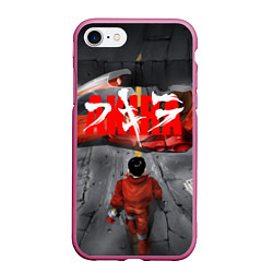 Чехол iPhone 7/8 матовый AKIRA, цвет: 3D-малиновый