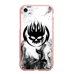 Чехол iPhone 7/8 матовый THE OFFSPRING, цвет: 3D-светло-розовый