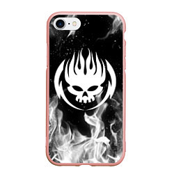 Чехол iPhone 7/8 матовый THE OFFSPRING, цвет: 3D-светло-розовый