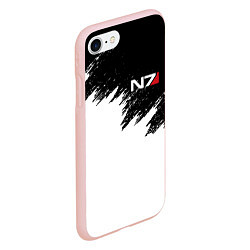 Чехол iPhone 7/8 матовый MASS EFFECT N7, цвет: 3D-светло-розовый — фото 2