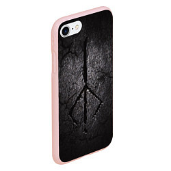 Чехол iPhone 7/8 матовый BLOODBORNE HUNTER, цвет: 3D-светло-розовый — фото 2