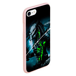 Чехол iPhone 7/8 матовый PREDATOR, цвет: 3D-светло-розовый — фото 2