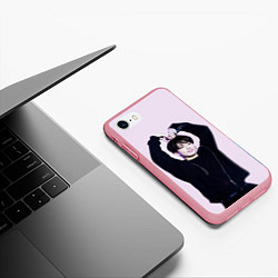 Чехол iPhone 7/8 матовый BTS, цвет: 3D-баблгам — фото 2
