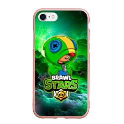 Чехол iPhone 7/8 матовый Space Leon Brawl Stars