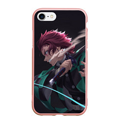 Чехол iPhone 7/8 матовый KIMETSU NO YAIBA