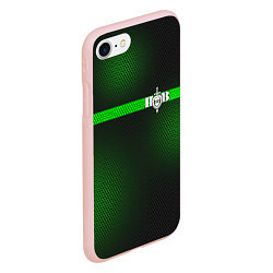 Чехол iPhone 7/8 матовый Пограничные Войска, цвет: 3D-светло-розовый — фото 2