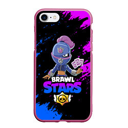 Чехол iPhone 7/8 матовый Brawl Stars TARA, цвет: 3D-малиновый