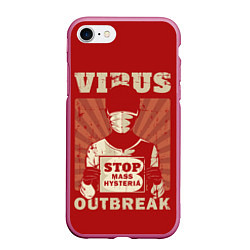 Чехол iPhone 7/8 матовый Virus Outbreak