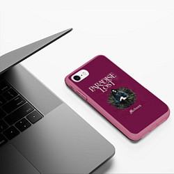 Чехол iPhone 7/8 матовый Paradise Lost, цвет: 3D-малиновый — фото 2
