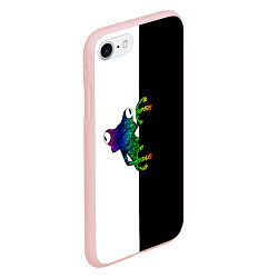 Чехол iPhone 7/8 матовый Лягуха, цвет: 3D-светло-розовый — фото 2