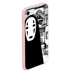 Чехол iPhone 7/8 матовый No-Face Spirited Away Ghibli, цвет: 3D-светло-розовый — фото 2