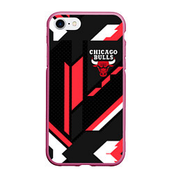 Чехол iPhone 7/8 матовый CHICAGO BULLS